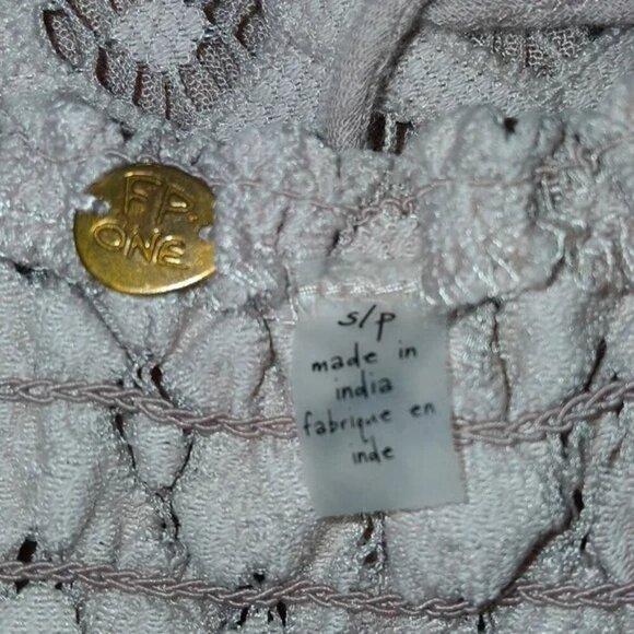 Free People Adella Mauve Pink Lace Cami - Picture 8 of 8